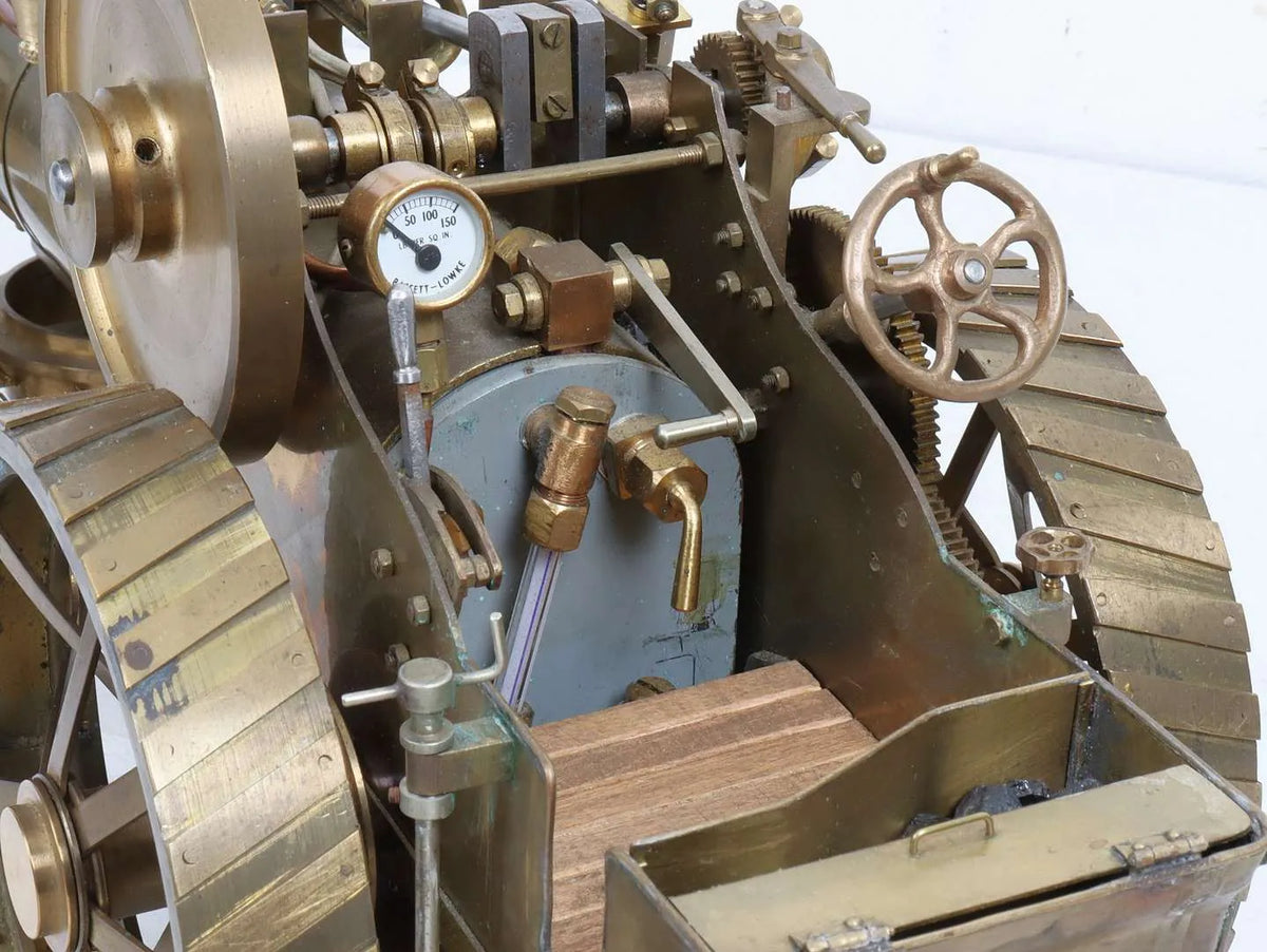 3/4 inch scale Bassett Lowke spirit-fired traction engine