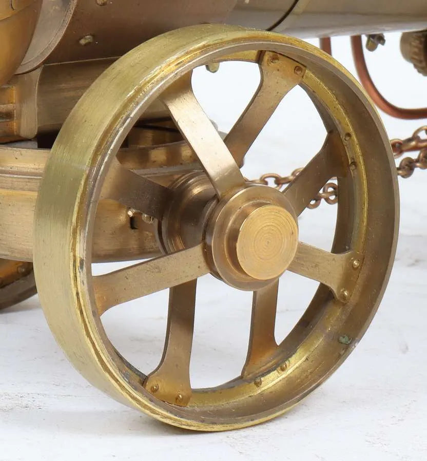 3/4 inch scale Bassett Lowke spirit-fired traction engine