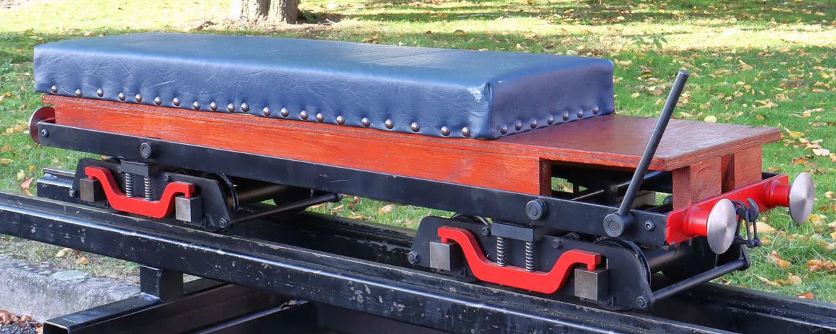 5 inch gauge bogie braked driving truck