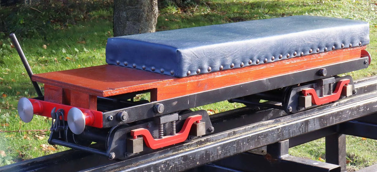 5 inch gauge bogie braked driving truck