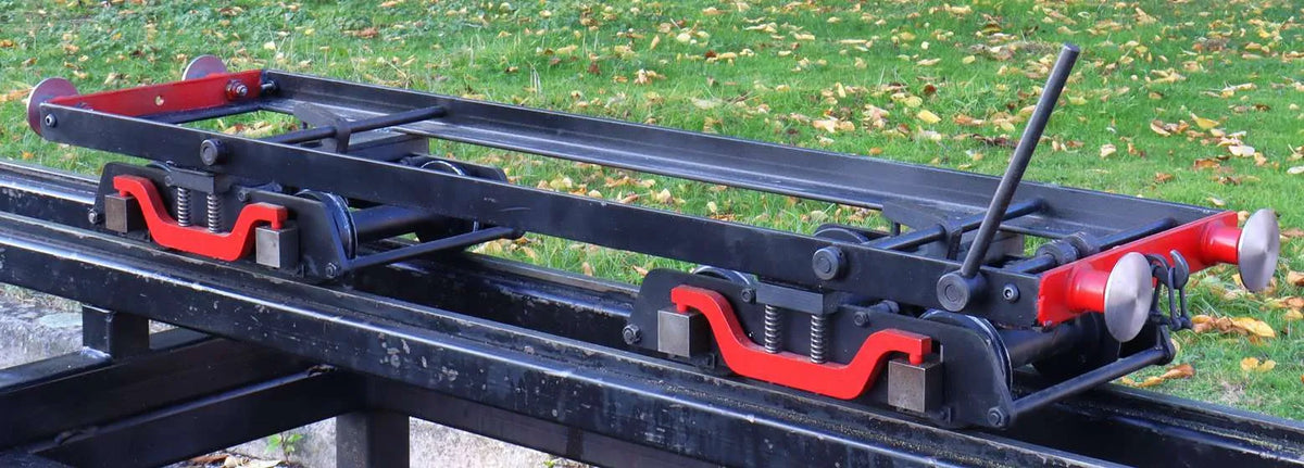 5 inch gauge bogie braked driving truck