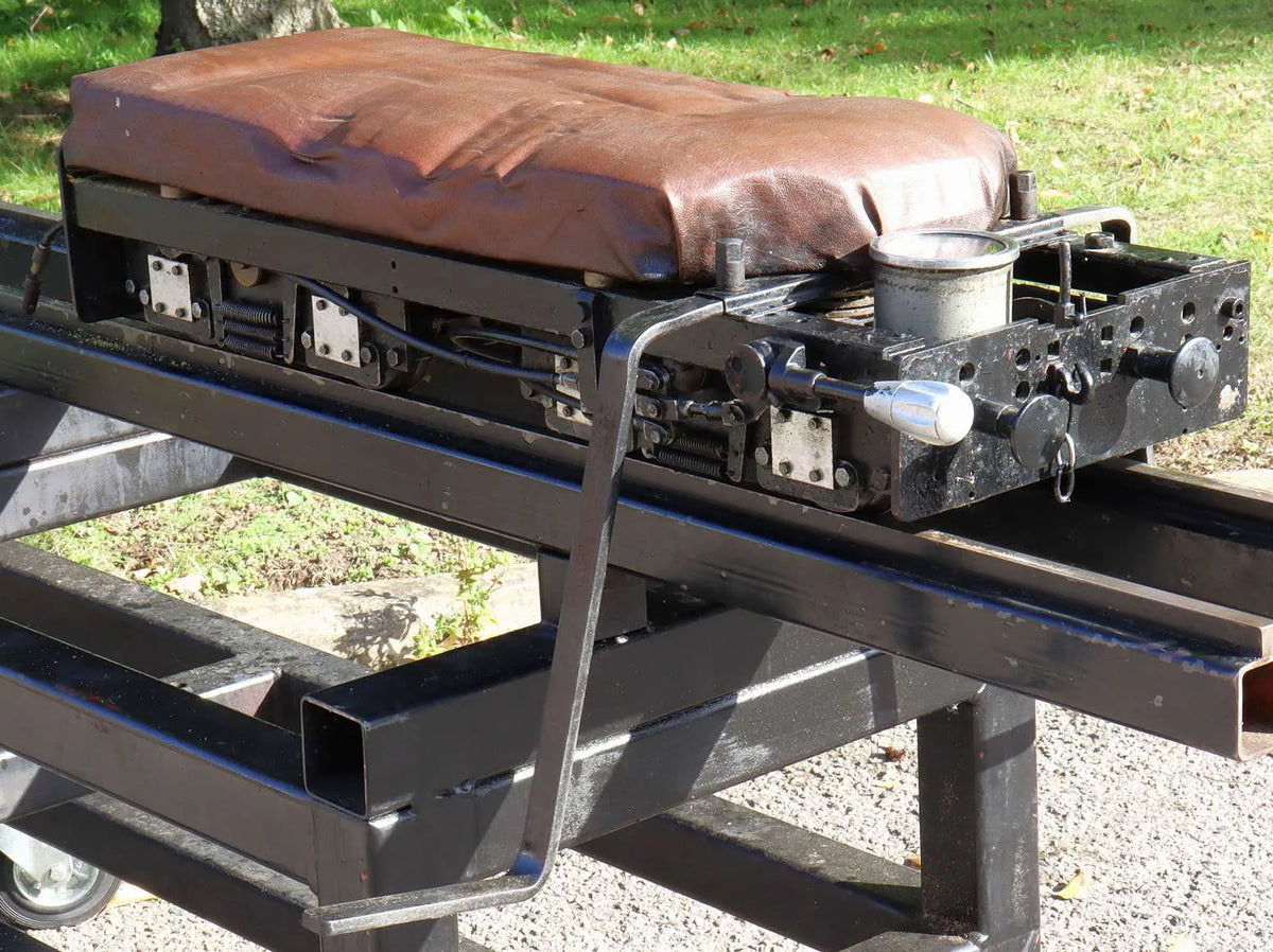 5 inch gauge raised level braked driving truck