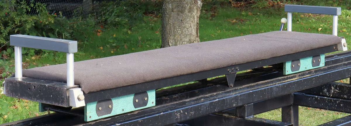 5 inch gauge raised level braked bogey truck
