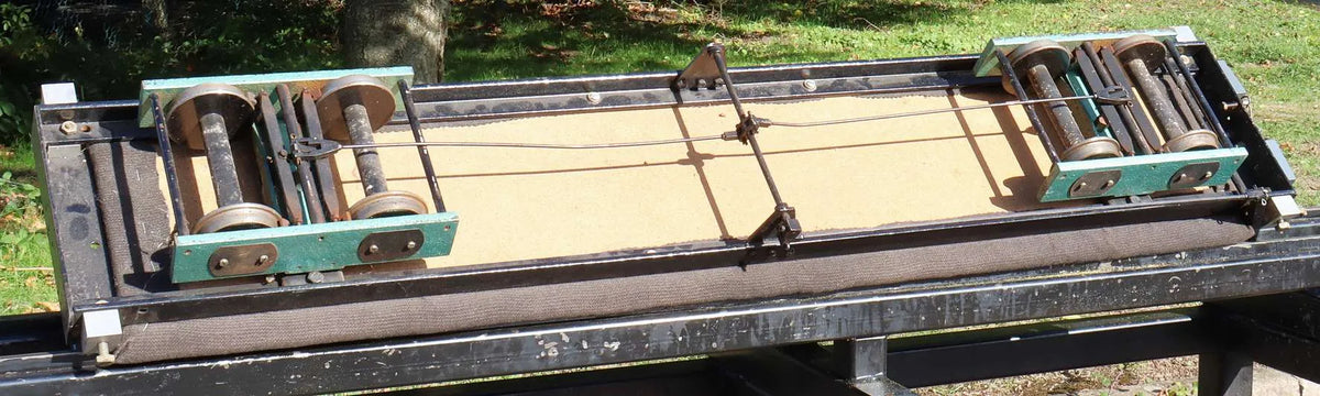 5 inch gauge raised level braked bogey truck
