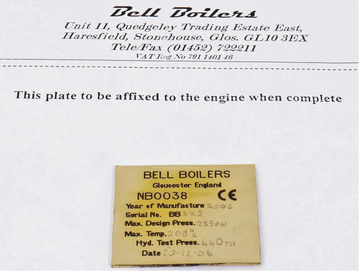 6 inch scale Foden steam wagon castings, commercial boiler