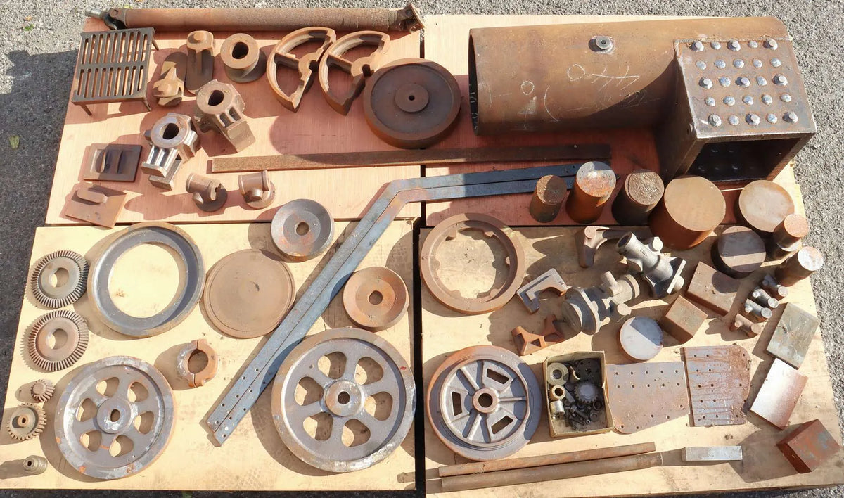 6 inch scale Foden steam wagon castings, commercial boiler