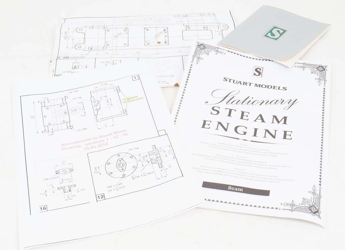Stuart beam engine castings