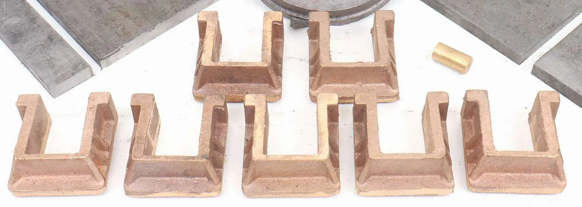 Driving wheels and horns for 5 inch gauge "Simplex"