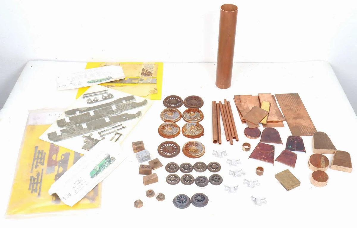 Gauge 1 LNER V2 "Green Arrow" wheel castings, laser cut frames, flanged boiler kit