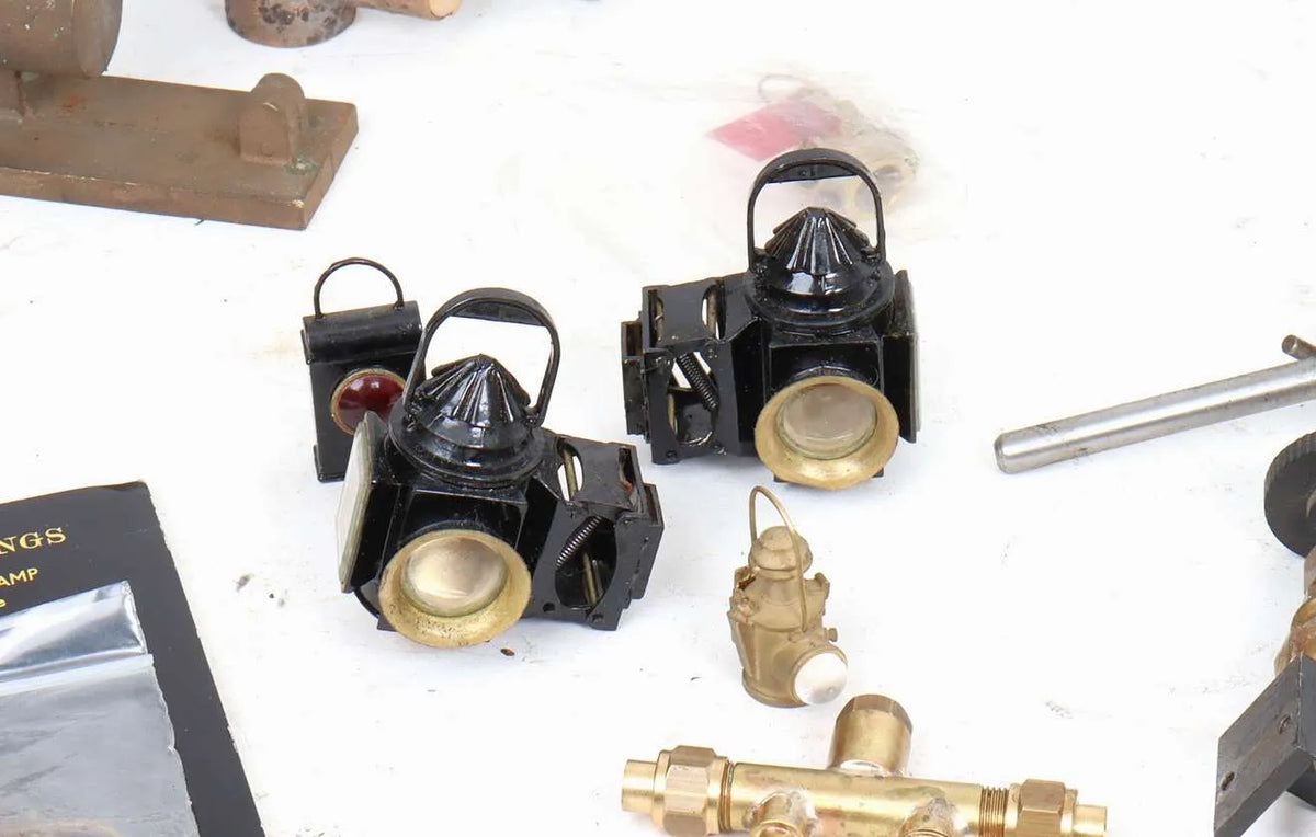 Box of fittings, injectors, pumps etc