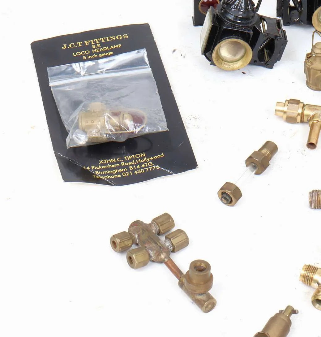 Box of fittings, injectors, pumps etc