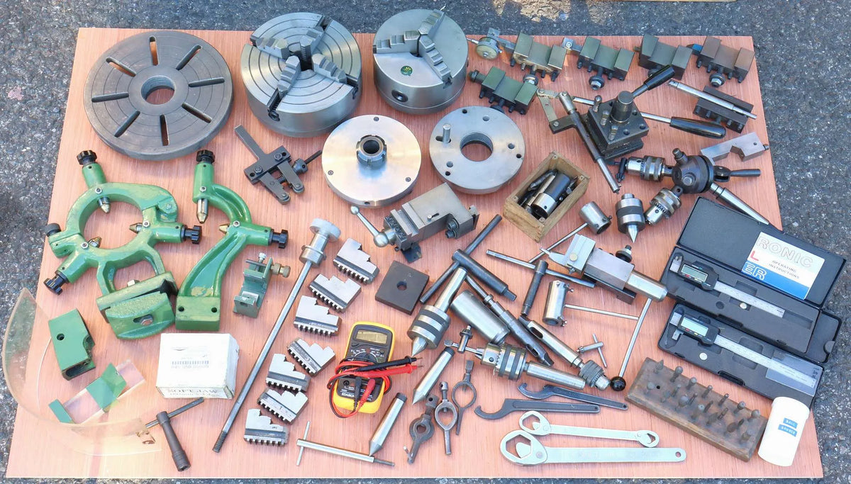 Warco BH600G screwcutting lathe with tooling