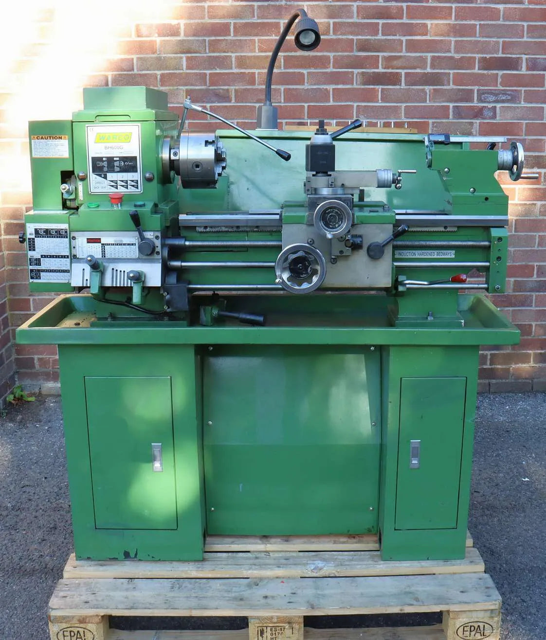 Warco BH600G screwcutting lathe with tooling