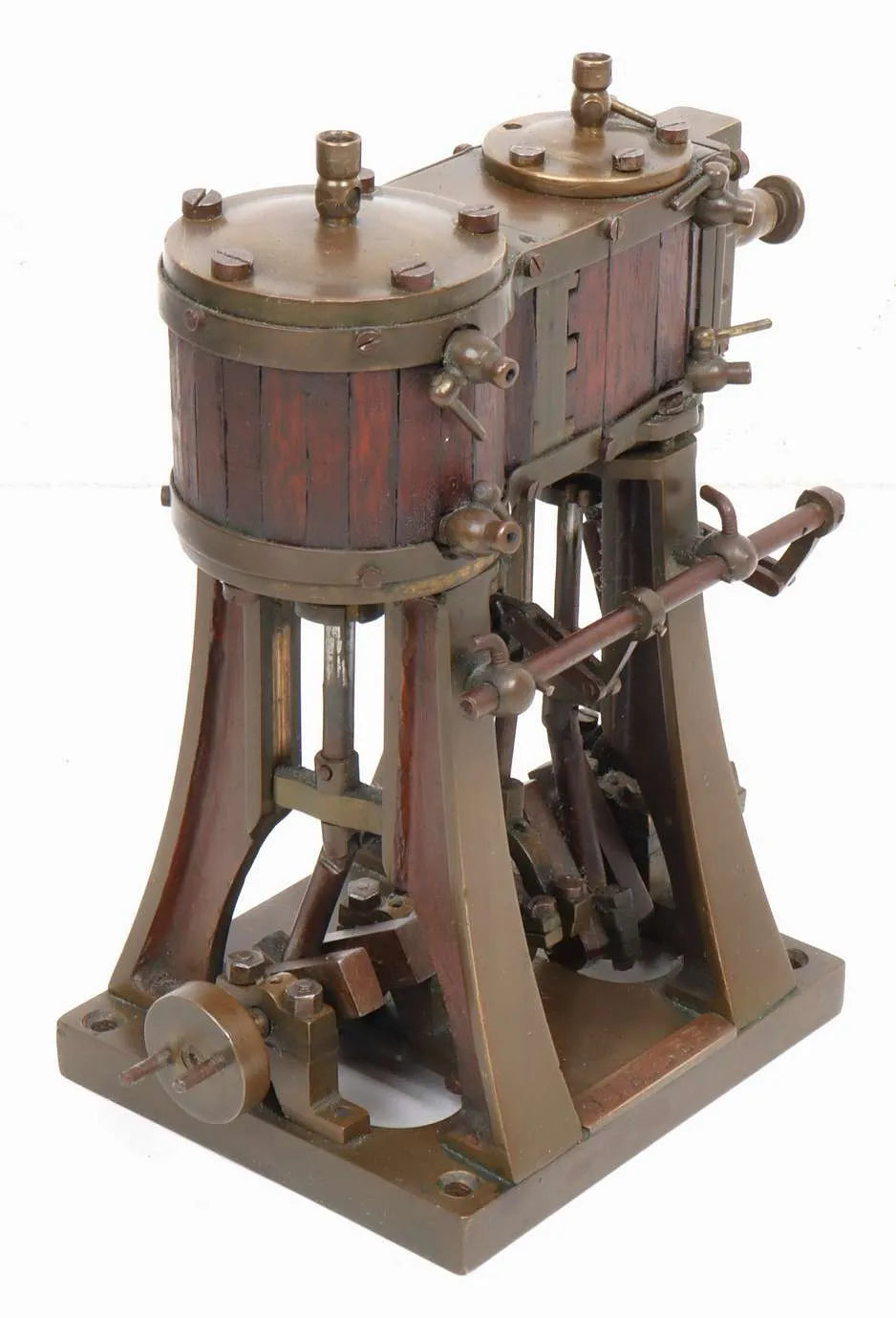 Vintage vertical compound engine