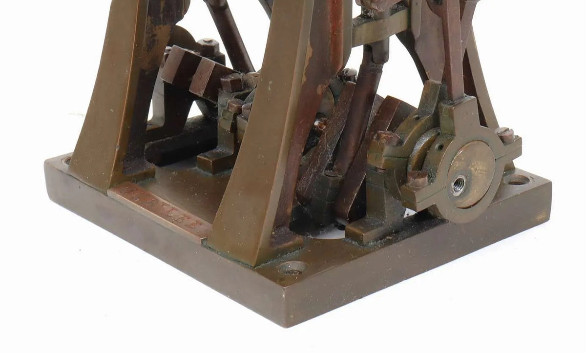 Vintage vertical compound engine