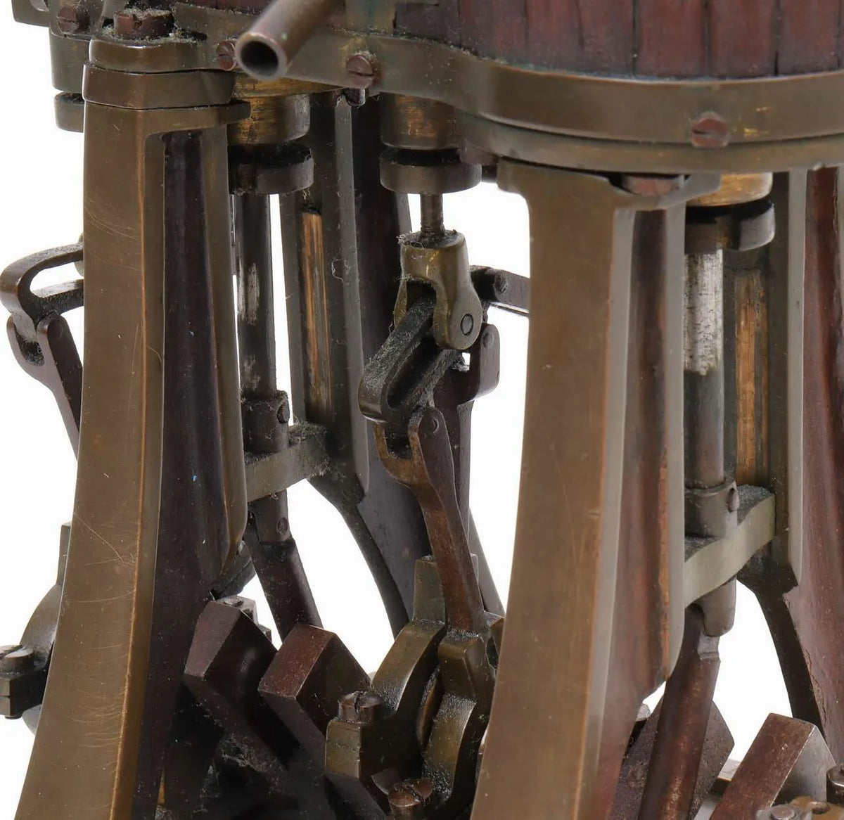 Vintage vertical compound engine