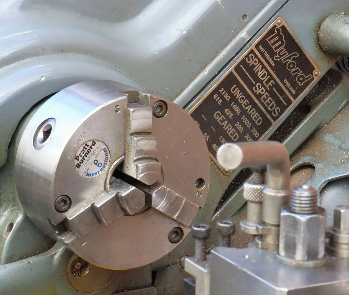 Myford Super 7B lathe