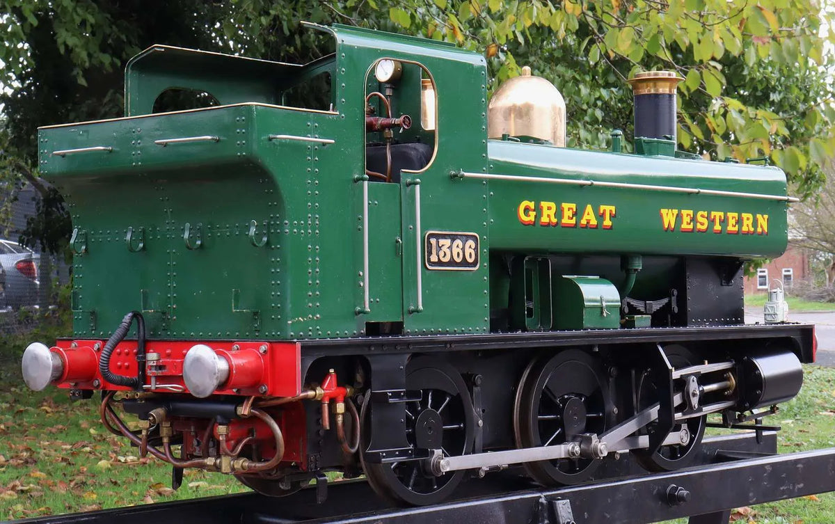 7 1/4 inch gauge GWR 1366 0-6-0PT