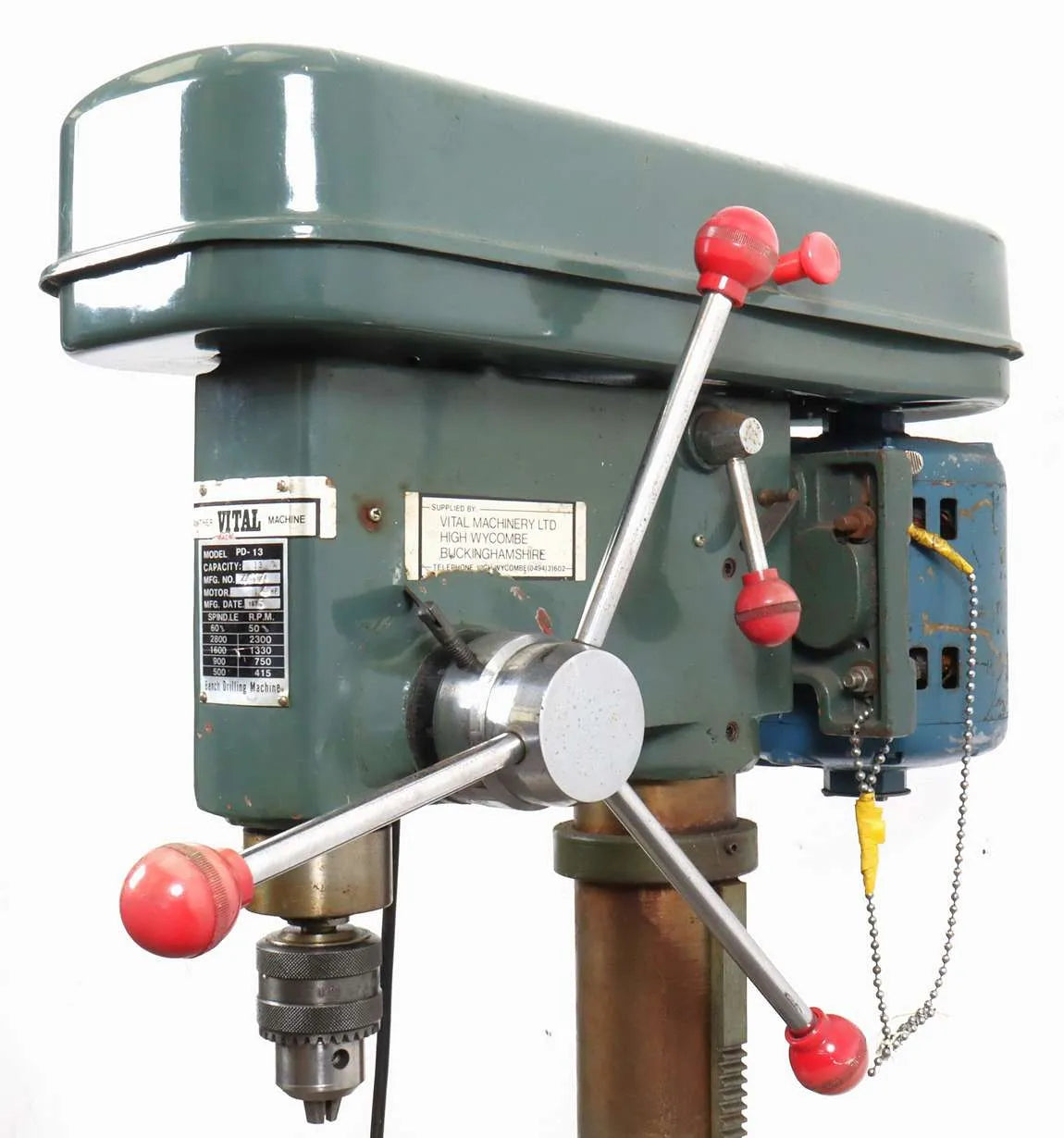 Large single phase bench drill