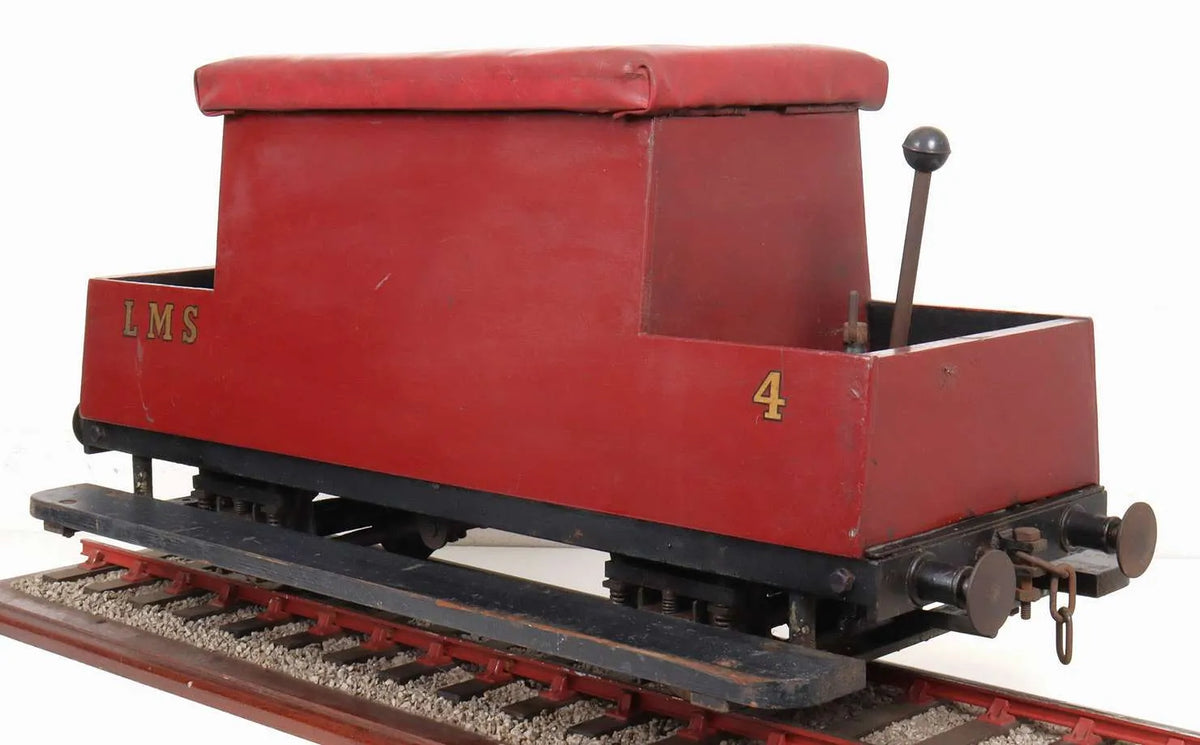 5 inch braked driving truck