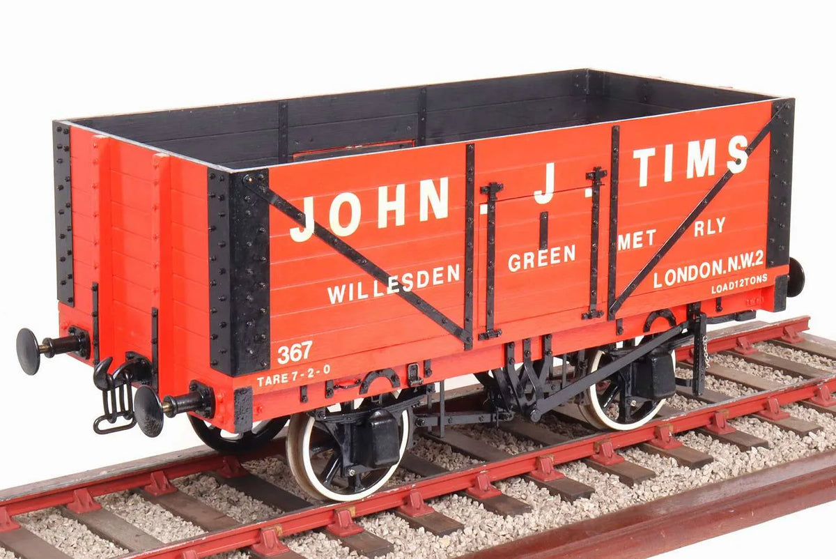 5 inch gauge 7 plank private owner wagon