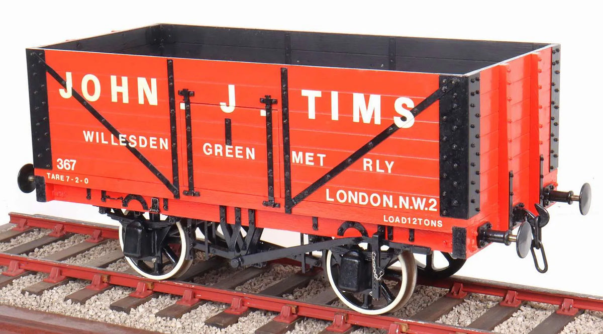 5 inch gauge 7 plank private owner wagon