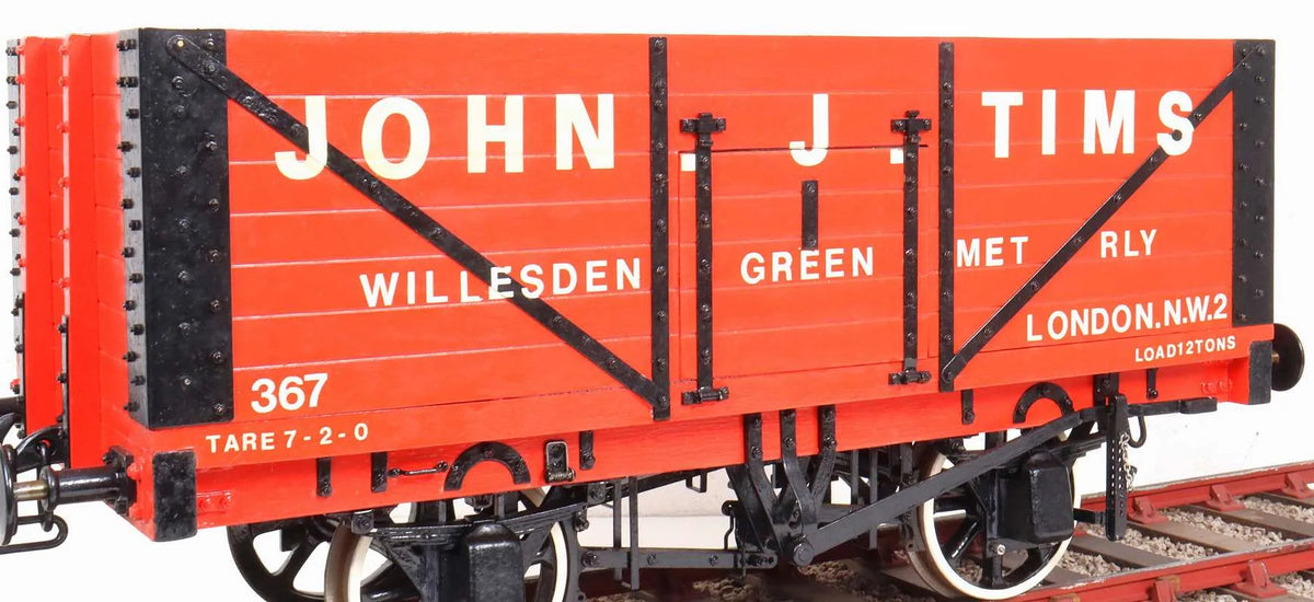 5 inch gauge 7 plank private owner wagon