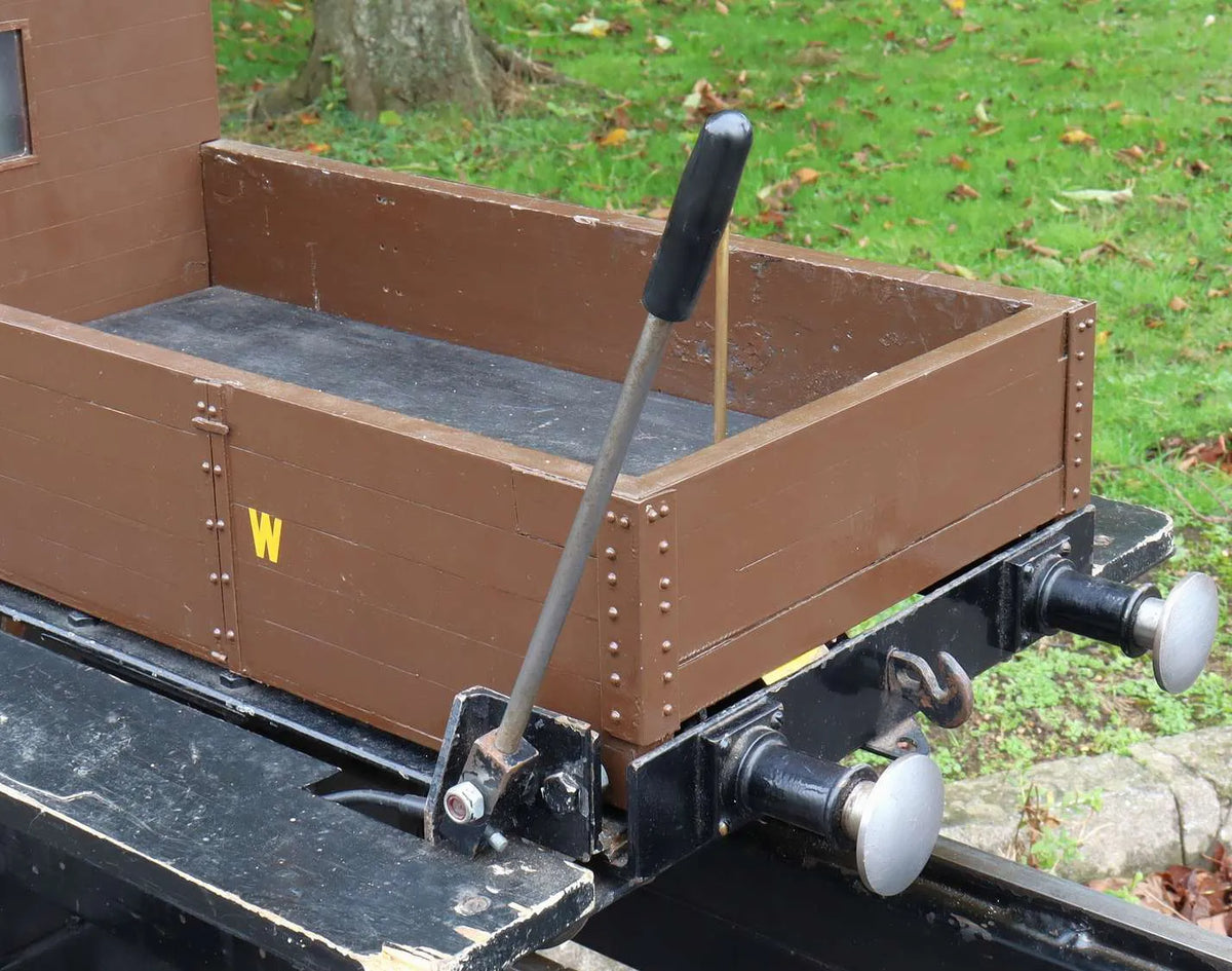 5 inch gauge braked bogie driving truck with water tank