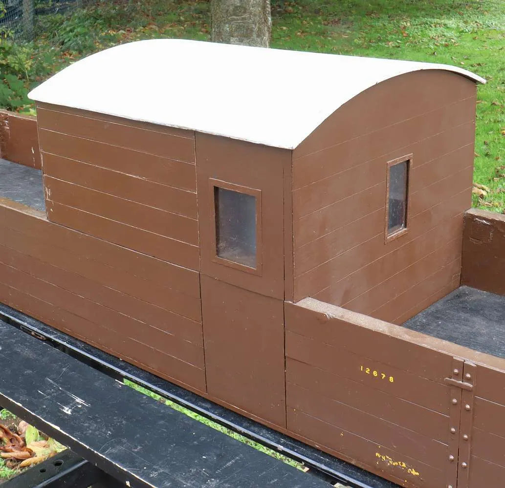 5 inch gauge braked bogie driving truck with water tank