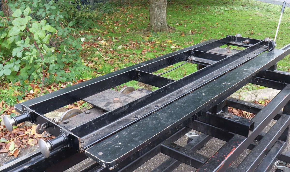 5 inch gauge braked bogie driving truck with water tank
