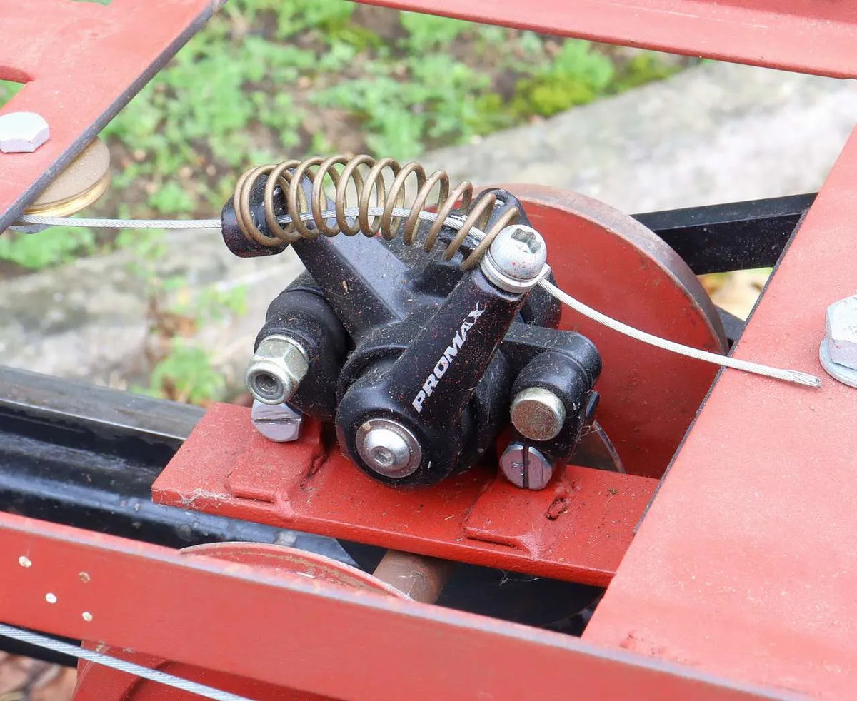 5 inch gauge braked bogie driving truck chasis
