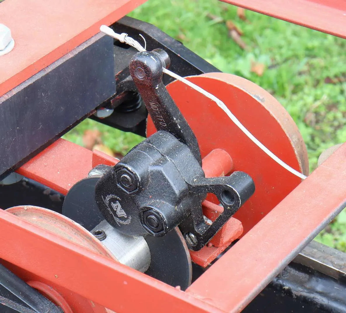 5 inch gauge braked bogie driving truck chasis