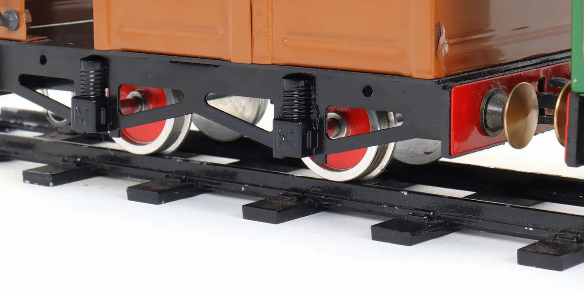 O-Gauge MSS 0-4-0T locomotive & brake van & coal truck