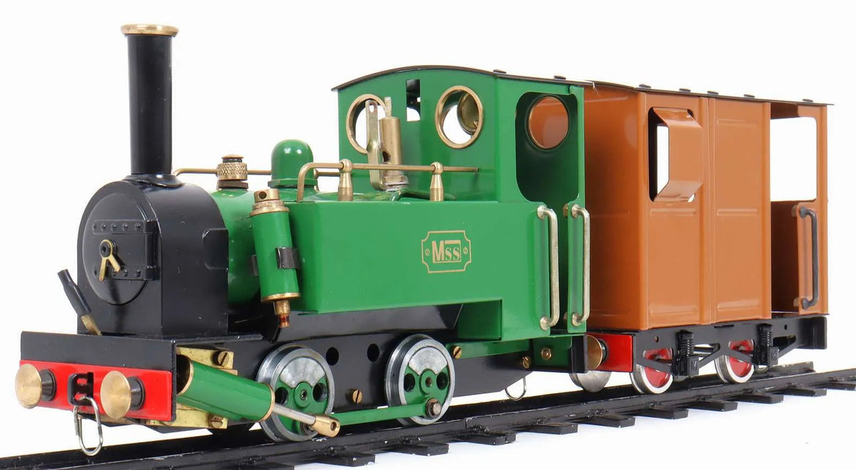 O-Gauge MSS 0-4-0T locomotive & brake van & coal truck