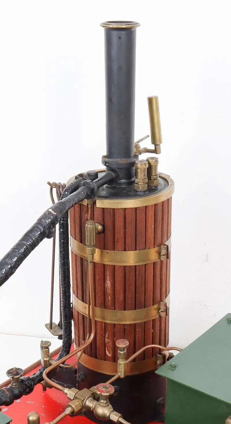 Stationary engine steam plant