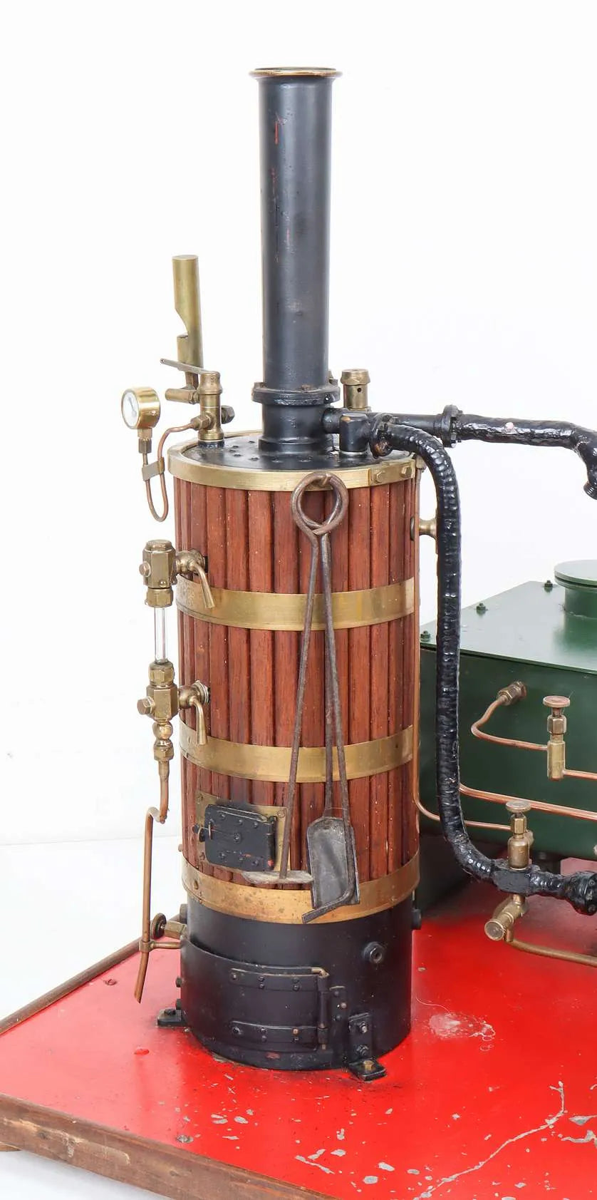Stationary engine steam plant