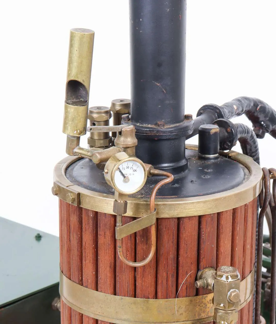 Stationary engine steam plant