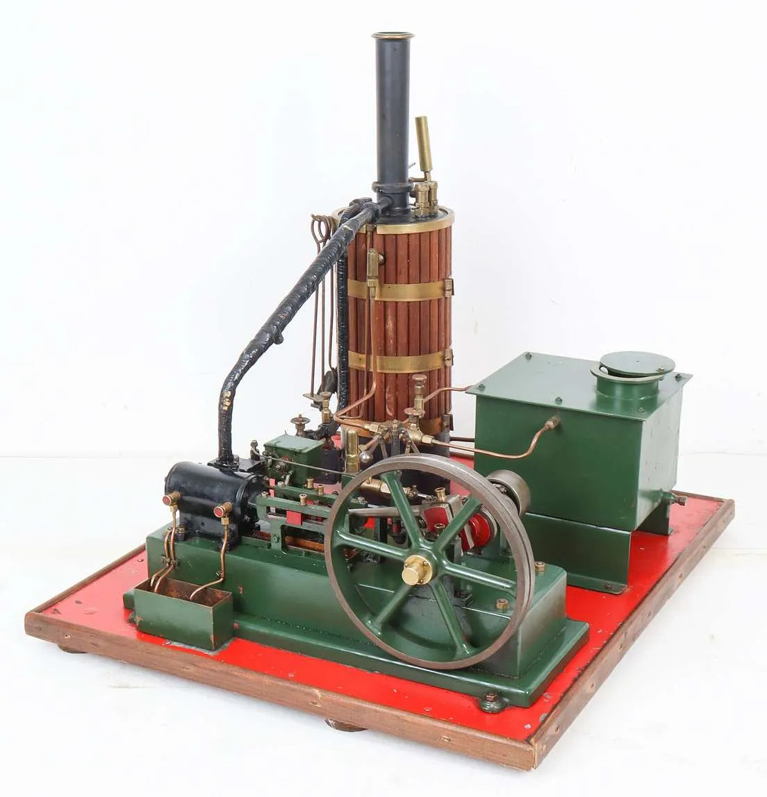Stationary engine steam plant