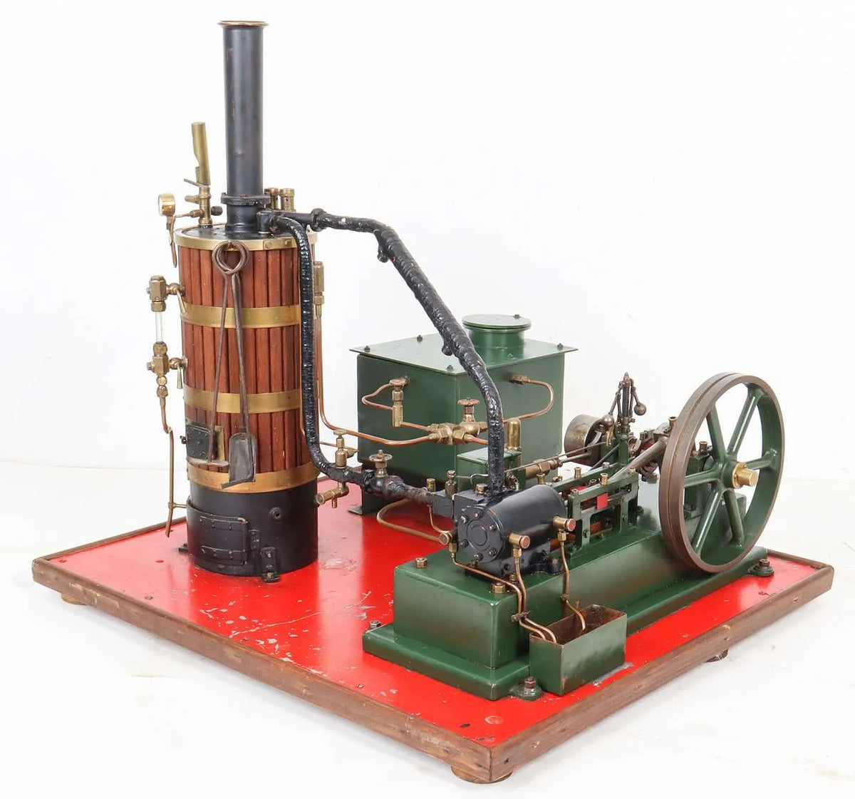 Stationary engine steam plant