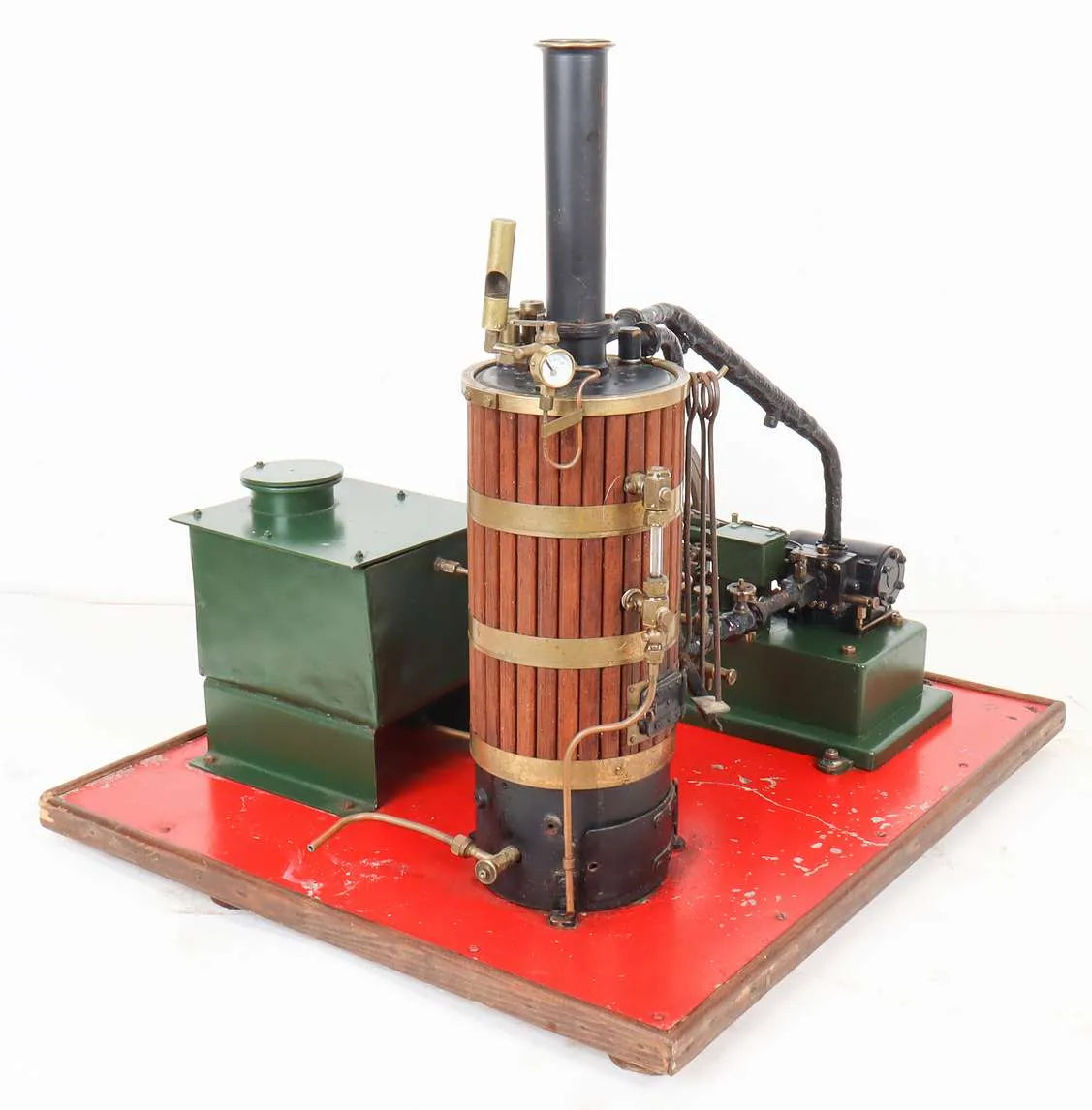 Stationary engine steam plant