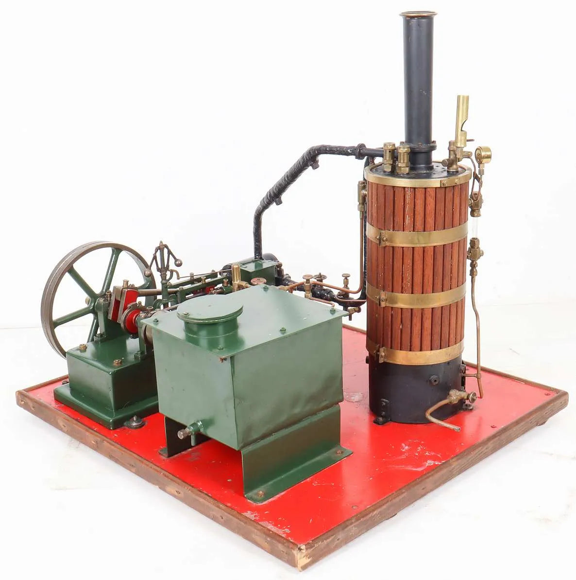 Stationary engine steam plant