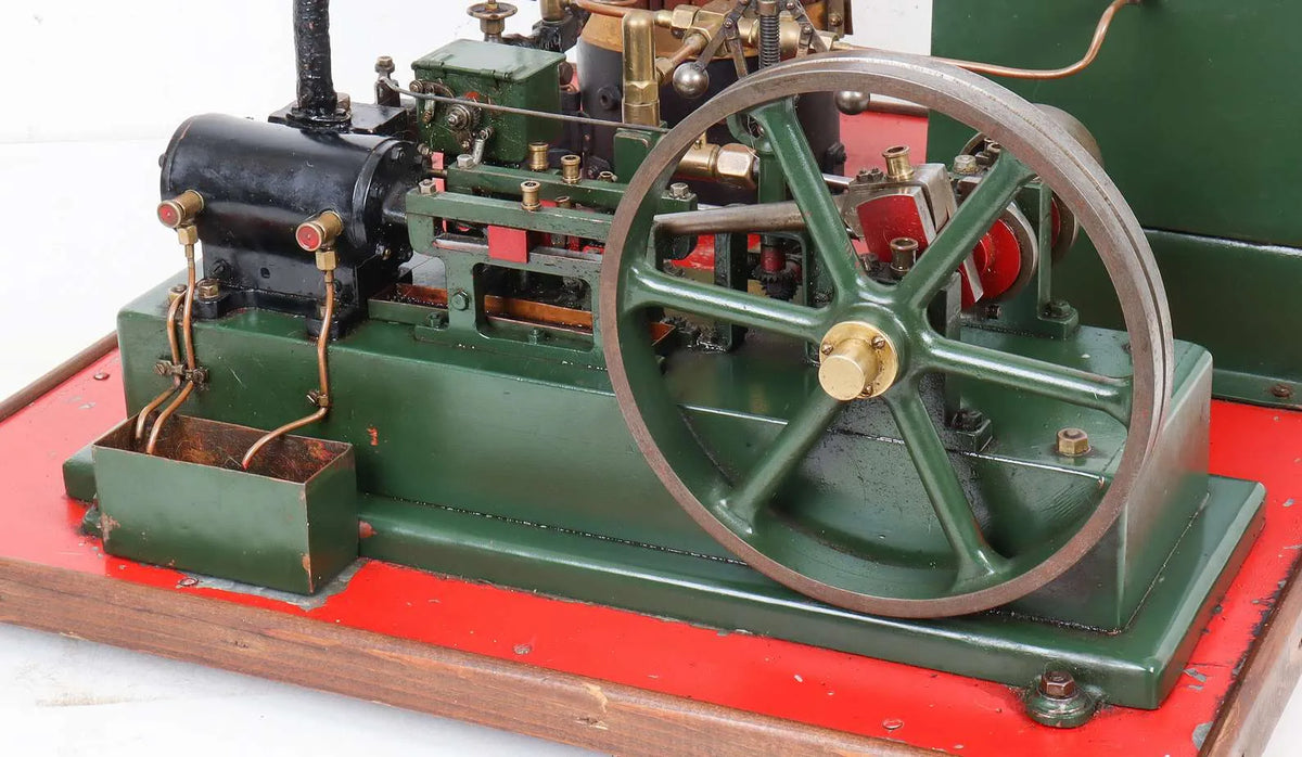 Stationary engine steam plant