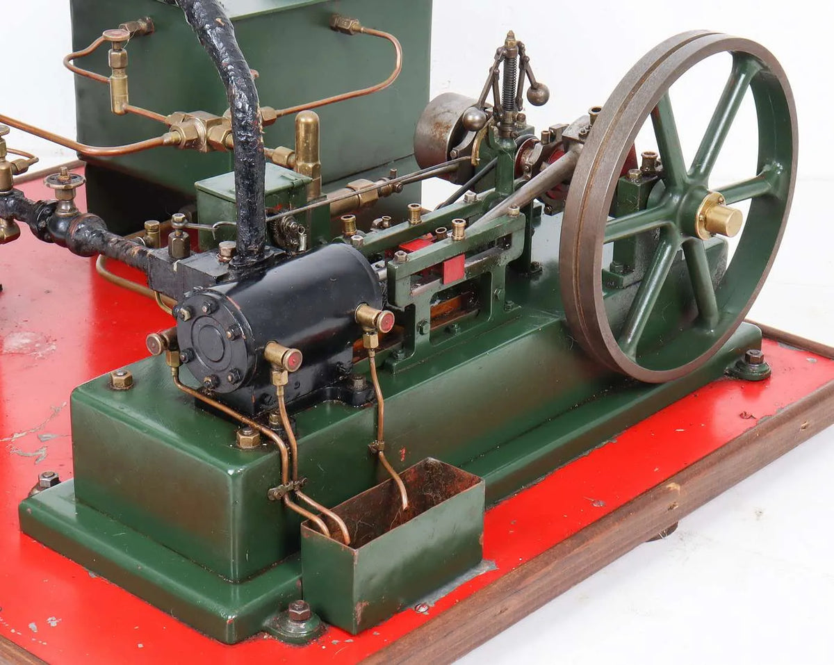 Stationary engine steam plant