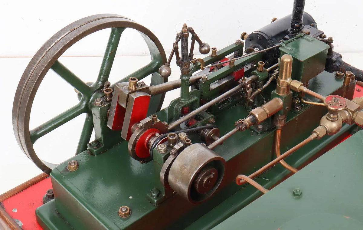 Stationary engine steam plant