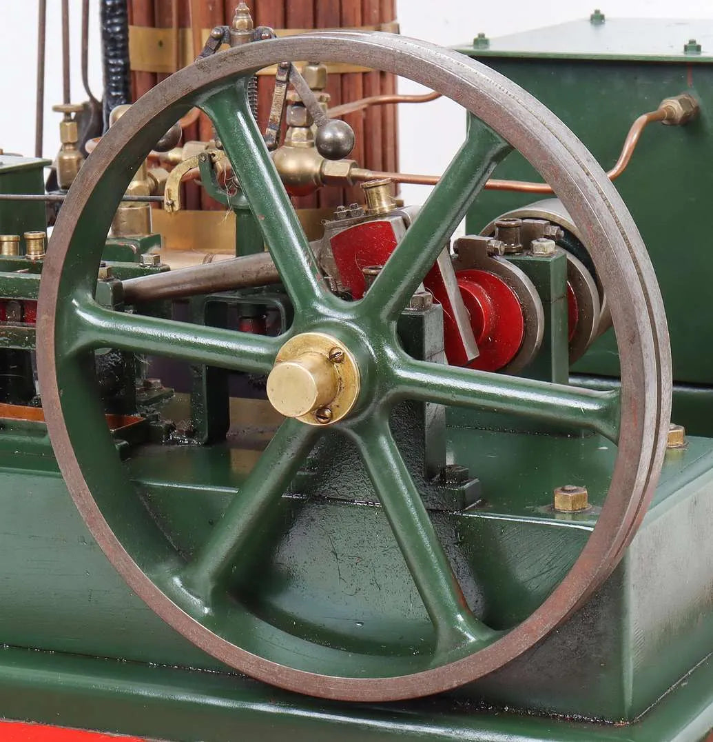 Stationary engine steam plant