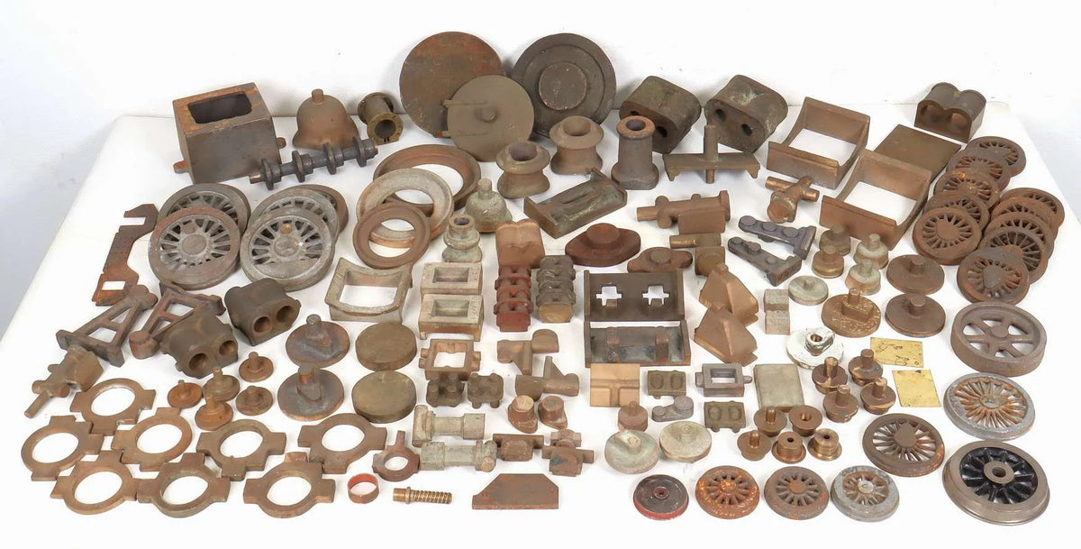 Assorted locomotive castings