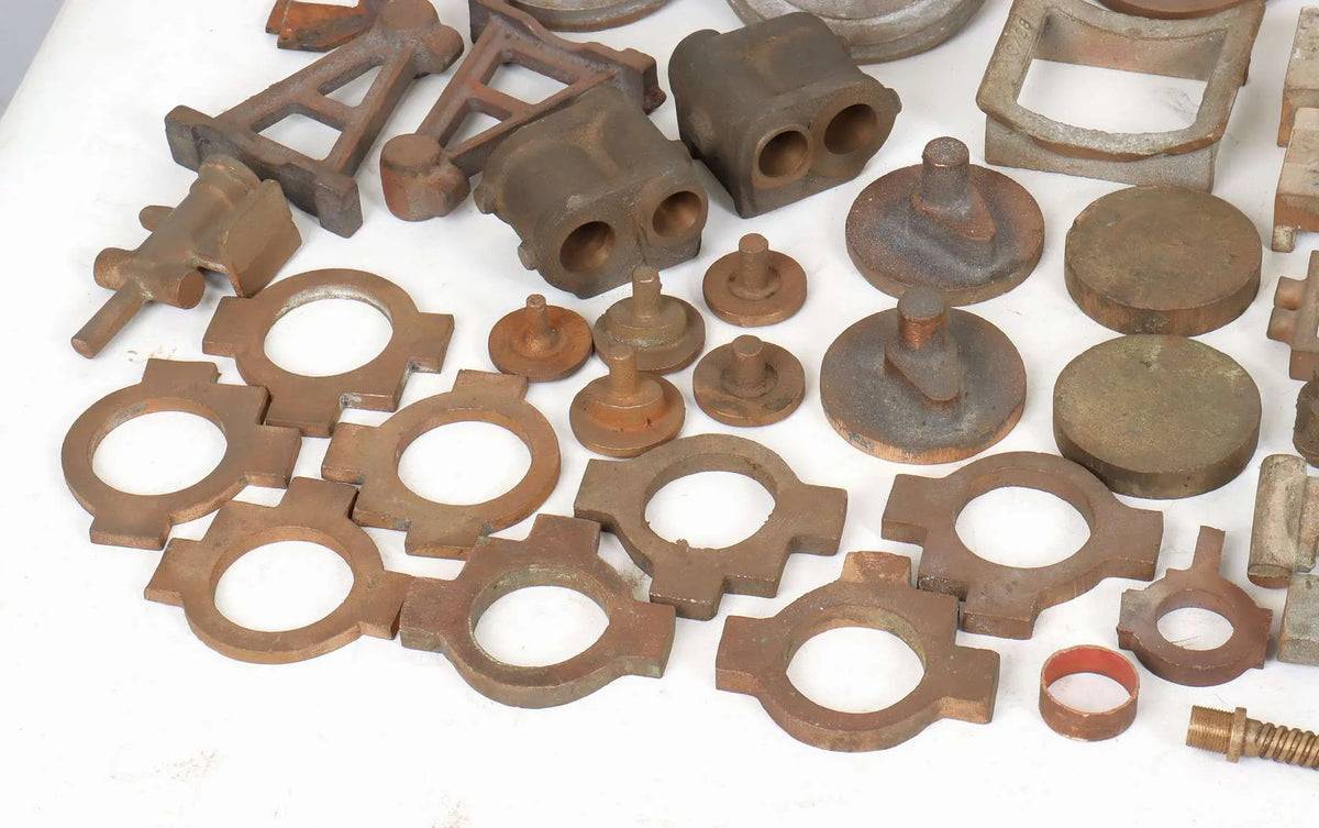 Assorted locomotive castings