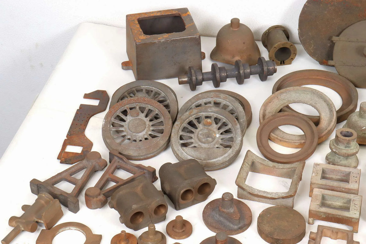 Assorted locomotive castings