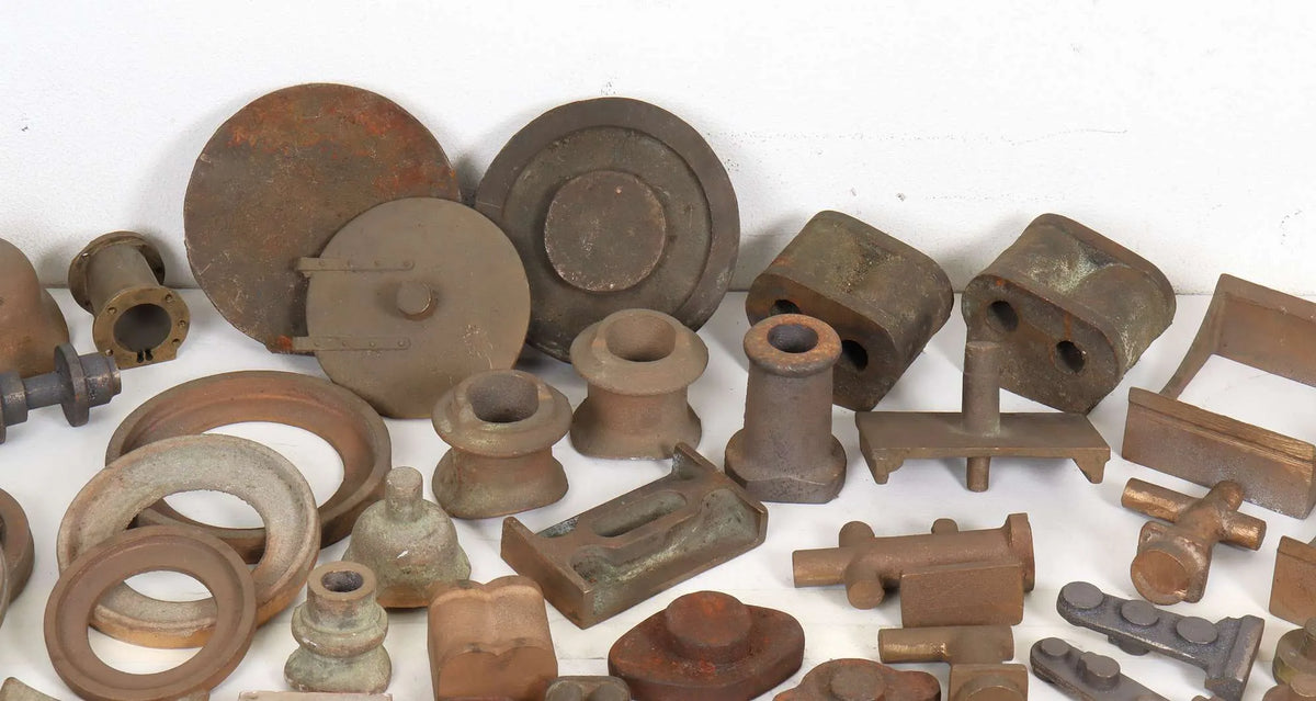 Assorted locomotive castings
