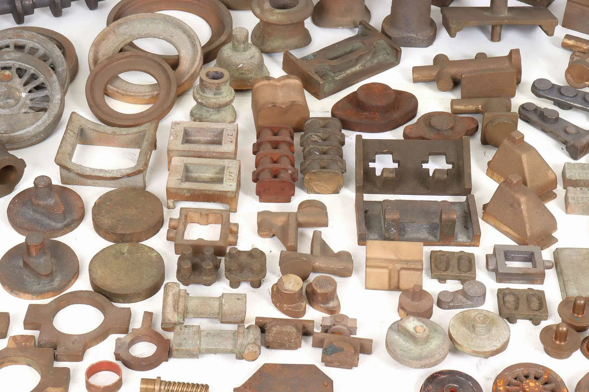 Assorted locomotive castings
